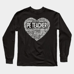 PE Physical Education Teacher P.E.Appreciation Gift Coach Long Sleeve T-Shirt